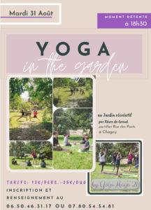Yoga in the garden