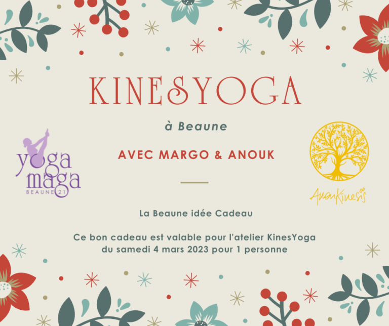 Kinesyoga - atelier du 4 mars 2023 à Beaune