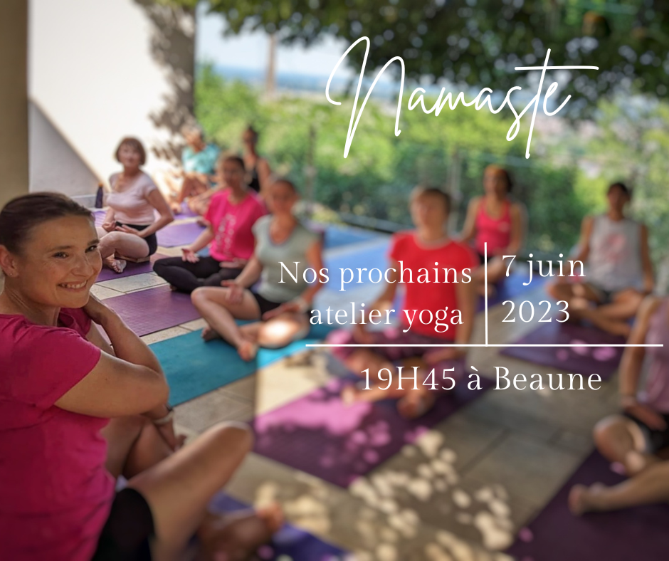 Atelier yoga à la montagne de Beaune