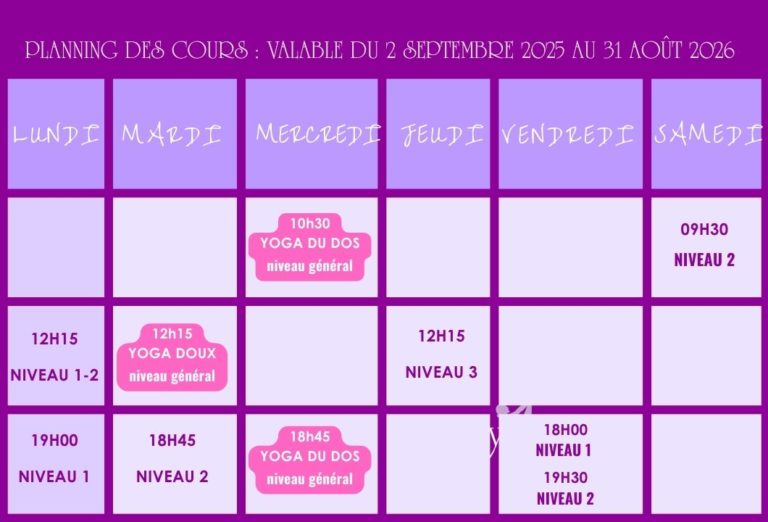 Cours yoga à Beaune