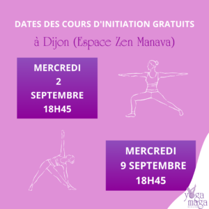 Cours de yoga à Dijon, en Bourgogne